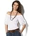 Lauren Jeans Co. Beulah Off-the-Shoulder Puff-Sleeve Top
