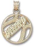 Arizona Diamondbacks Pierced Bball Charm/Pendant