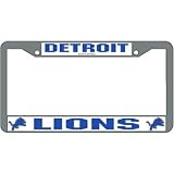 Detroit Lions NFL Chrome License Plate Frame by Rico Industries