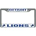 Detroit Lions NFL Chrome License Plate Frame