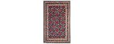 MANUFACTURERS CLOSEOUT! Safavieh Classic CL303A Black/Maroon Area Rug, 7 6 x 9 6 Oval