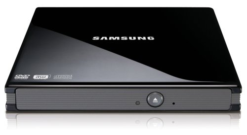 Samsung USB 2.0 8x DVD Writer External Optical Drive for Mac and PC SE-S084C/RSBN (Gloss Black)