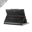 Acase Genuine Hand Made Leather Flip Book Jacket/folio for Apple iPad 2 2nd Generation - 16GB, 32GB, 64GB, WiFi and WiFi +3G (Black)