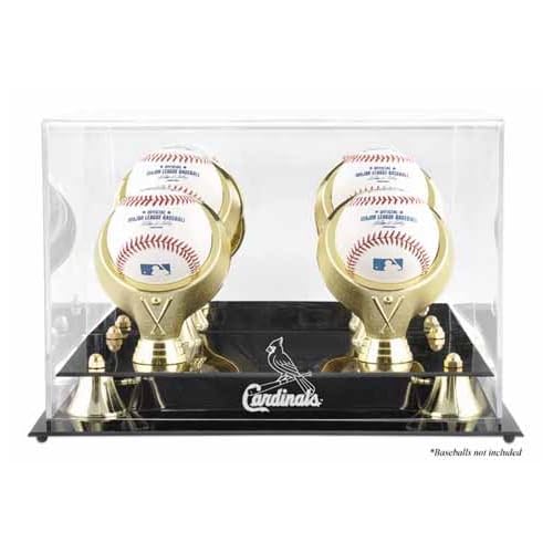 *St. Louis Cardinals Golden Classic Four Baseball Logo Display Case JessicaAlcorn *St. Louis Cardinals Golden Classic Four Baseball Logo Display Case JessicaAlcorn