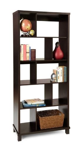 Five Tiers Bookshelf in Espresso Finish Five Tiers Bookshelf in Espresso Finish