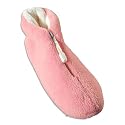 Private Label - Womens Bootie Slipper, Pink, White