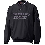 Nike Colorado Rockies Black Staff Ace Pullover at Nike