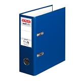 Produkt-Bild: Herlitz Ordner Kunststoff A5 hoch 75mm blau