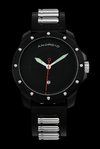 Android Men's Revolver Quartz Gunmetal Bracelet Watch