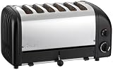 Dualit 60167 Vario Toaster 6 Scheiben, schwarz
