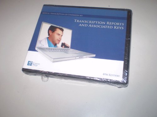 Transcription Reports and Associated Keys - Medical Transcription CD Companion Set