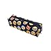 Cute little Zipper Emoji Pencil Case Pouch Multifunction for Travel/School Art/cosmetic Bag (emoji blck)