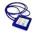 VMG Blue Lanyard / Neck Strap Multi-Functional Soft Silicone Gel Rubber Skin Cover Case for Apple iPod Nano 6 6th Generation Gen [In VANMOBILEGEAR Retail Packaging]