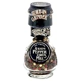 Drogheria & Alimentari All Natural Spice Grinder Four Seasons Peppercorns , 1.24 Ounce Jars (Pack of 3)