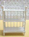 Review Streets Ahead  / Dolls House White Wire Small Shelving Unit