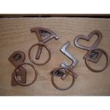 Branding Iron Napkin Rings, Set of 4 by Branding Iron