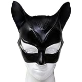 Women's Newest Edition Catwoman Mask TDKR Masks for Halloween Party Black
