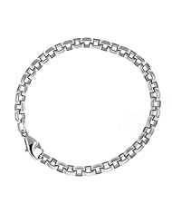 Silver Flat Oval Link 5.7mm Bracelets Length = 8.5