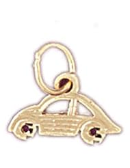 Dazzlers Solid 14k Gold Beetle Charm Pendant Available in three colors from jewelsberry (weights: 0.4 grams only)