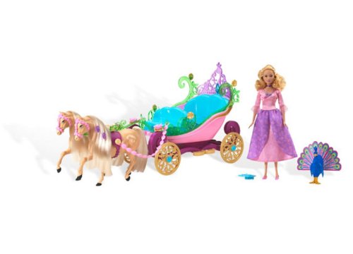 Mattel - Poupée - Caleche Royale + Poupée