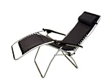 Zero Gravity Padded Reclining Patio / Lounge Chair - Charcoal