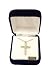 Pack of 2 Gold & Rhinestone Cross Pendant Necklaces