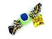 Rope bone dog toy with tennis ball - Case of 24