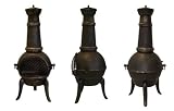 Primrose Santa Lucia Cast Iron Large Chimenea (Bronze)