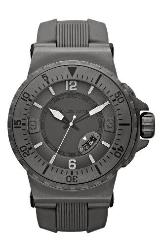 Michael Kors Grey Silicone Strap Mens Watch MK7061
