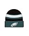 NFL Philadelphia Eagles New Era Rib Start Cuff Beanie, One Size, Green