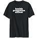 T-Shirt Mens Black " Health Promotion Officer " Occupations Large