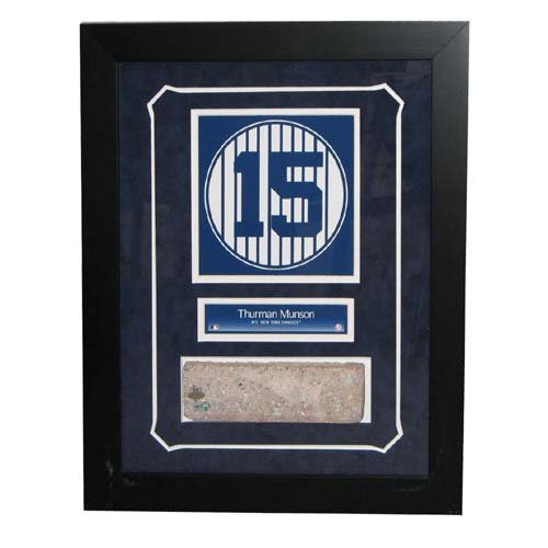 MLB 2008 Yankee Stadium Monument Park Brick Thurman Munson Number Collage