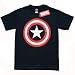 Search : MARVEL CAPTAIN AMERICA "80's LOGO" Licensed Navy Blue Youth Tee