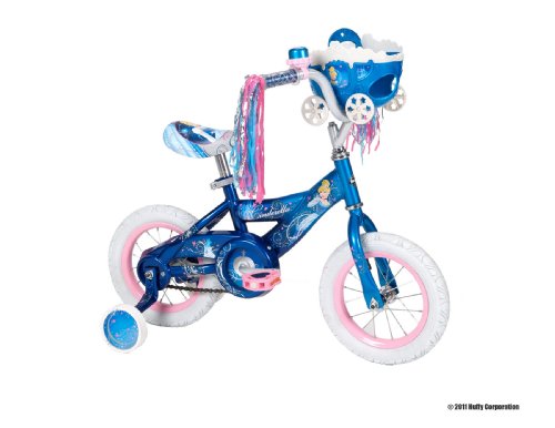 Huffy 12-Inch Girls Disney Cinderella Bike (Starlight Magical Blue)