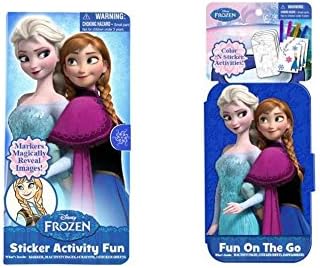 Disney Frozen Sticker Activity Fun &amp; Fun on The Go Bundle Set