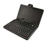 8" Black Android Tablet Case with USB Keyboard for Pandigital SuperNova Coby Kyros Sylvania