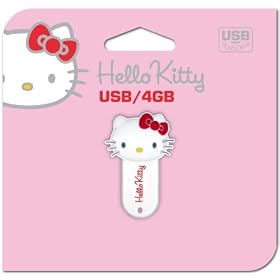 Dane Elec - Hello Kitty USB 2.0 - Cl� USB - 4 Go - Blanc