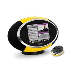 Pure Sensia Lautsprechersystem (DAB/DAB+/Stereo UKW-Tuner, 14,5 cm (5,7 Zoll) Touchscreen, W-LAN, 30 Watt RMS) gelb