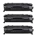3-PACK HP 05X (CE505X) Compatible 6,500 Yield Black Toner Cartridge - HP LaserJet P20...