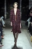DKNY - $2160 New DONNA KARAN Burgundy Cashmere Tweed Skirt 10