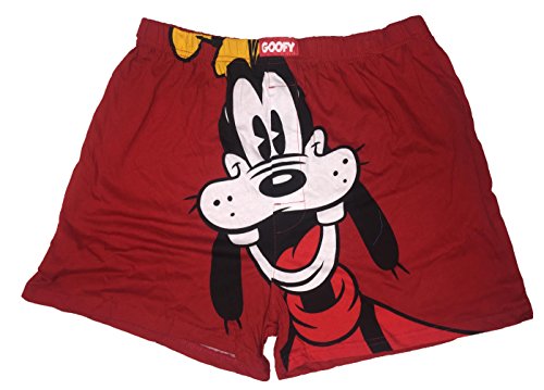 Disney Mens Boxer Shorts Classic Goofy Face (x-large)