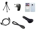 Accessory Pack - Mains Charger + Car Charger + 2 Meter USB Extension Lead + HDMI Lead + Tripod + Silicone Case for Pure Digital Flip Video Ultra/Ultra HD models