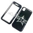 Samsung Instinct M800 Protector Hard Case Snap On Image Cover Dark Green with White Star