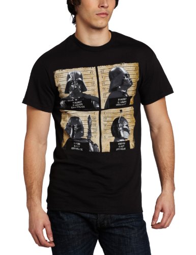 Star Wars Men's Mean Mug T-Shirt, Black, X-Large