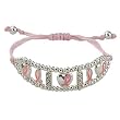 Breast Cancer Awareness Friendship Bracelet Fashion Jewelry