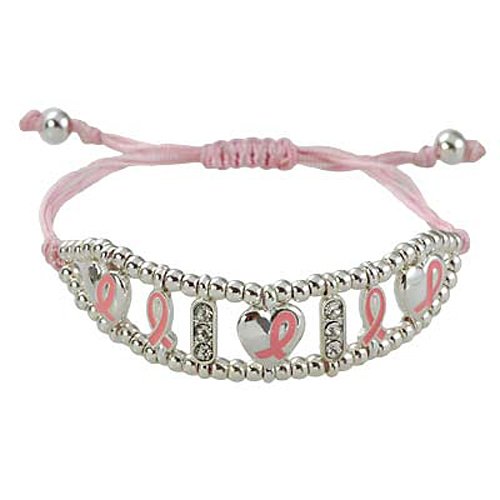 Breast Cancer Awareness Friendship Bracelet Fashion 