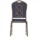 National Public Seating 9300 Vinyl/ DB-BX (Set of 2) Series 9300 Vinyl Silhouette Banquet Stacker with Box Designer Back