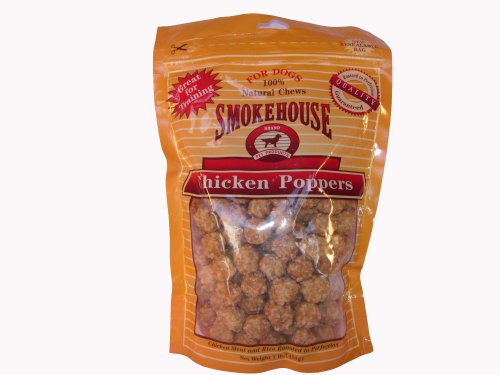 Childrens Toyshop  Pet Supplies : Smokehouse Chicken Poppers 16oz Resealable Bag