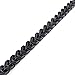 KONOV Mens Stainless Steel Necklace, Heavy Biker Links Chain, Black