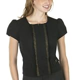 Mossimo Black: Zip Front Jacket - Ebony &nbsp;